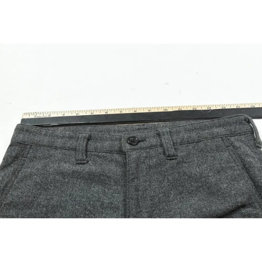 Issey Miyake Trousers Pants Mens Size 2 Gray Wool Blend Straight Leg Slim Japan